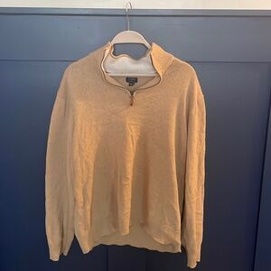 100% Cotton J. CREW quarter zip